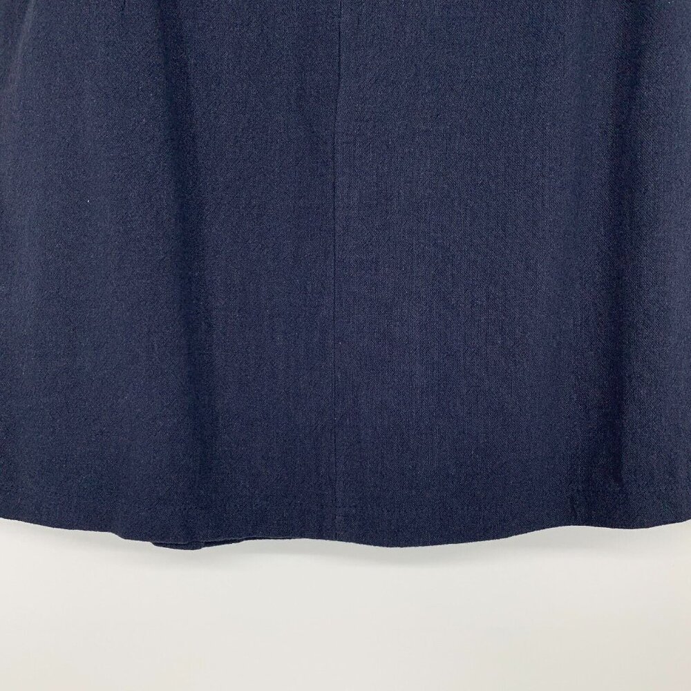 Umgee Skirt Navy Blue Embroidered Floral Bird Mini Boho - Picture 11 of 11